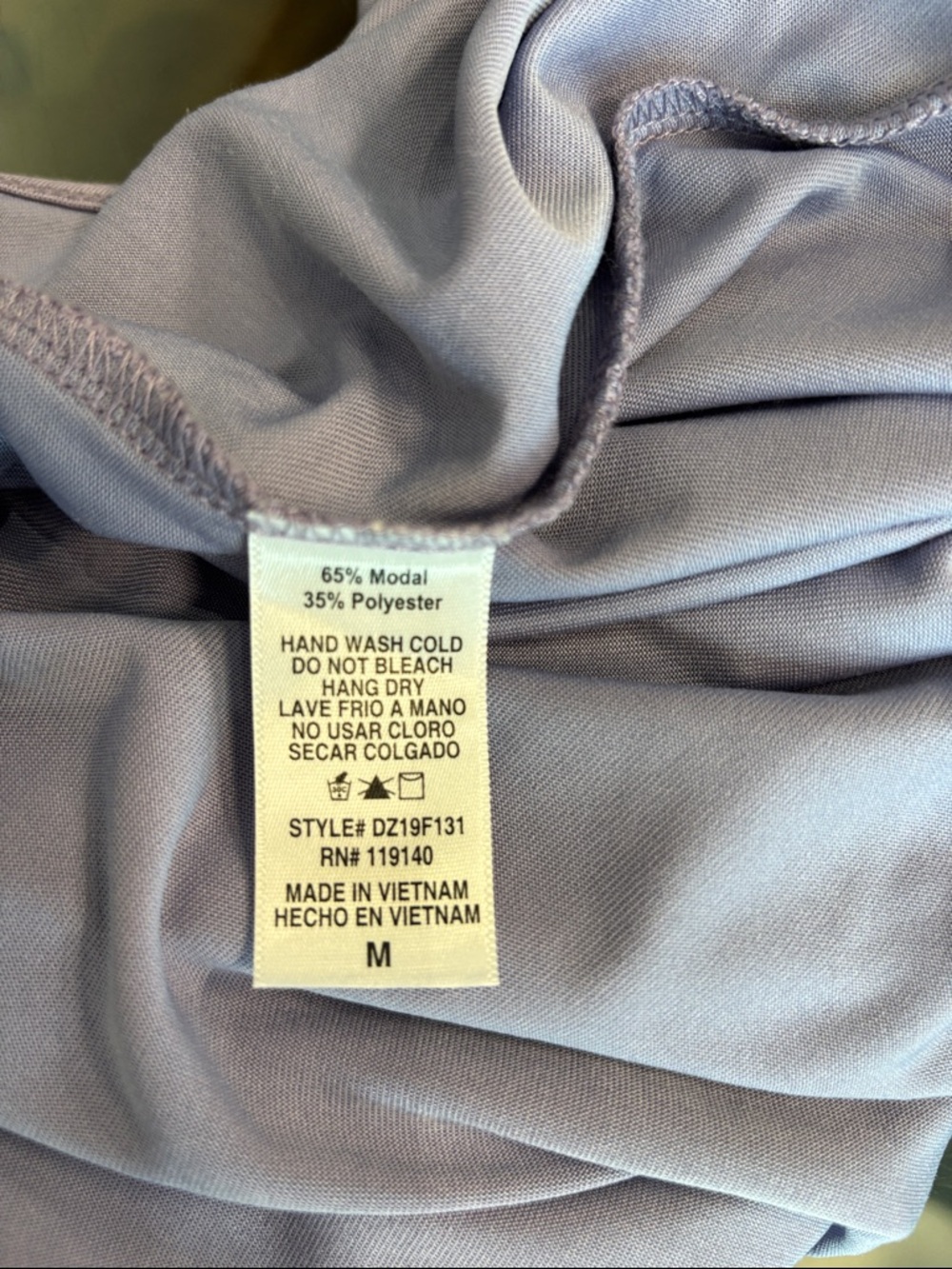 Double Zero Lilac Halter Maxi Dress - Picture 6 of 6
